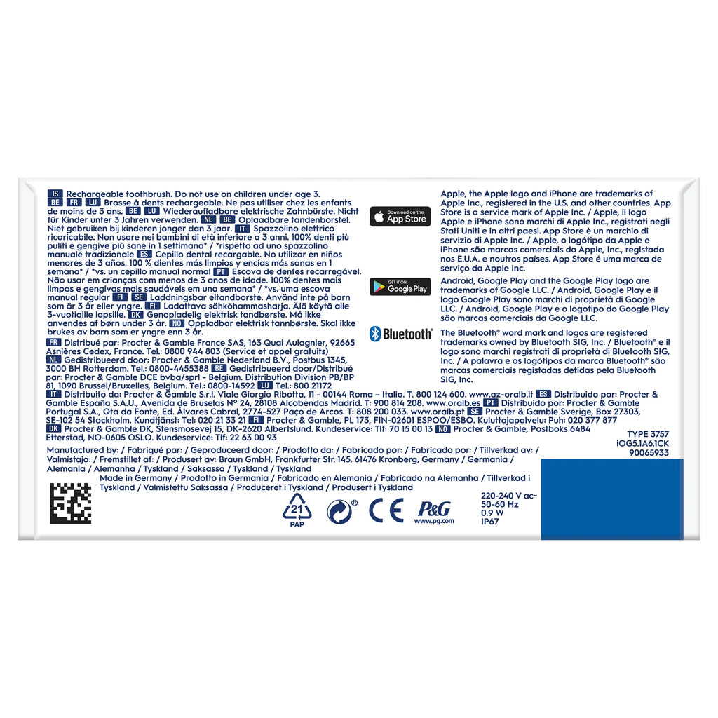 Oral-B Elektrische tandenborstel  iO5S White