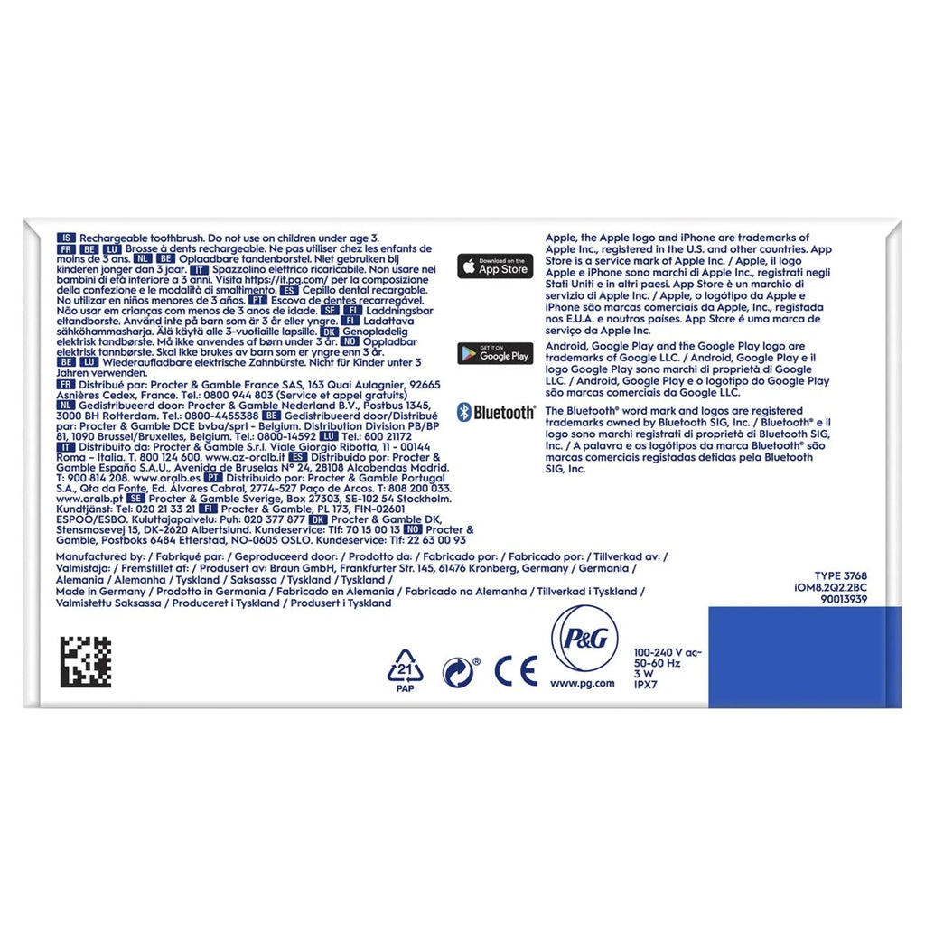 Oral-B Elektrische tandenborstel IO8S BLACK ONYX (+1 REFILL)