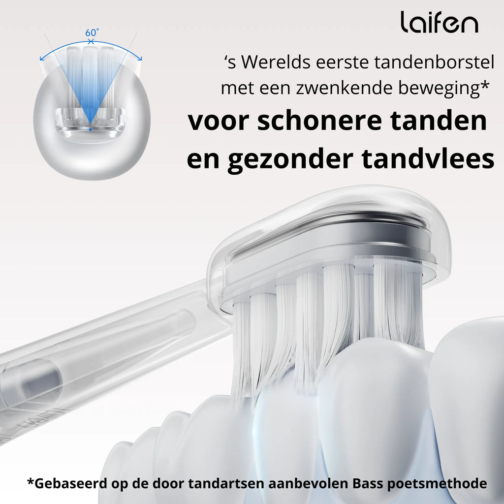 LAIFEN Elektrische tandenborstel Wave Aluminium