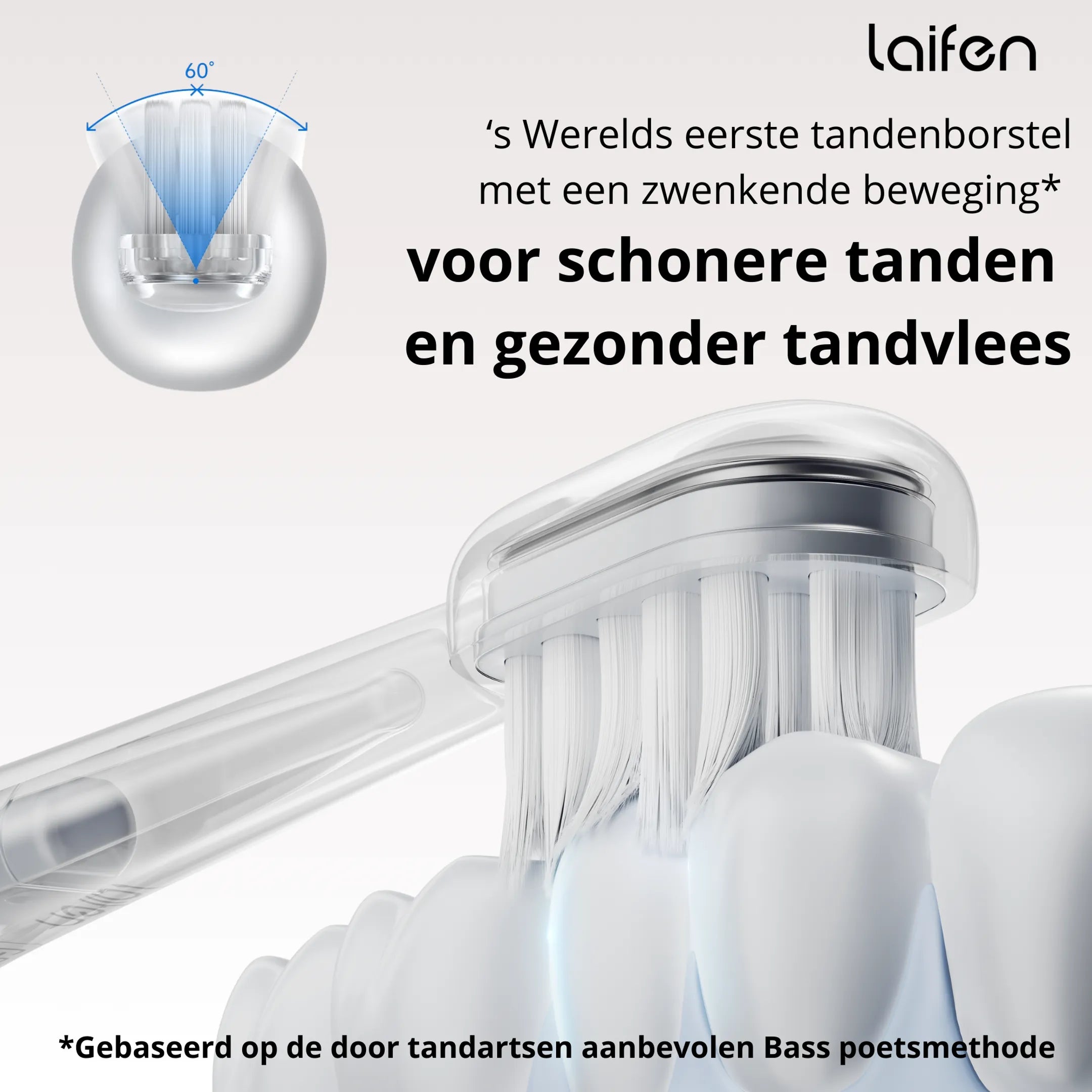LAIFEN Elektrische tandenborstel Wave Aluminium