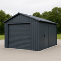 Mrkegr metalgarage stl udendrs opbevaring 480x300x280 cm