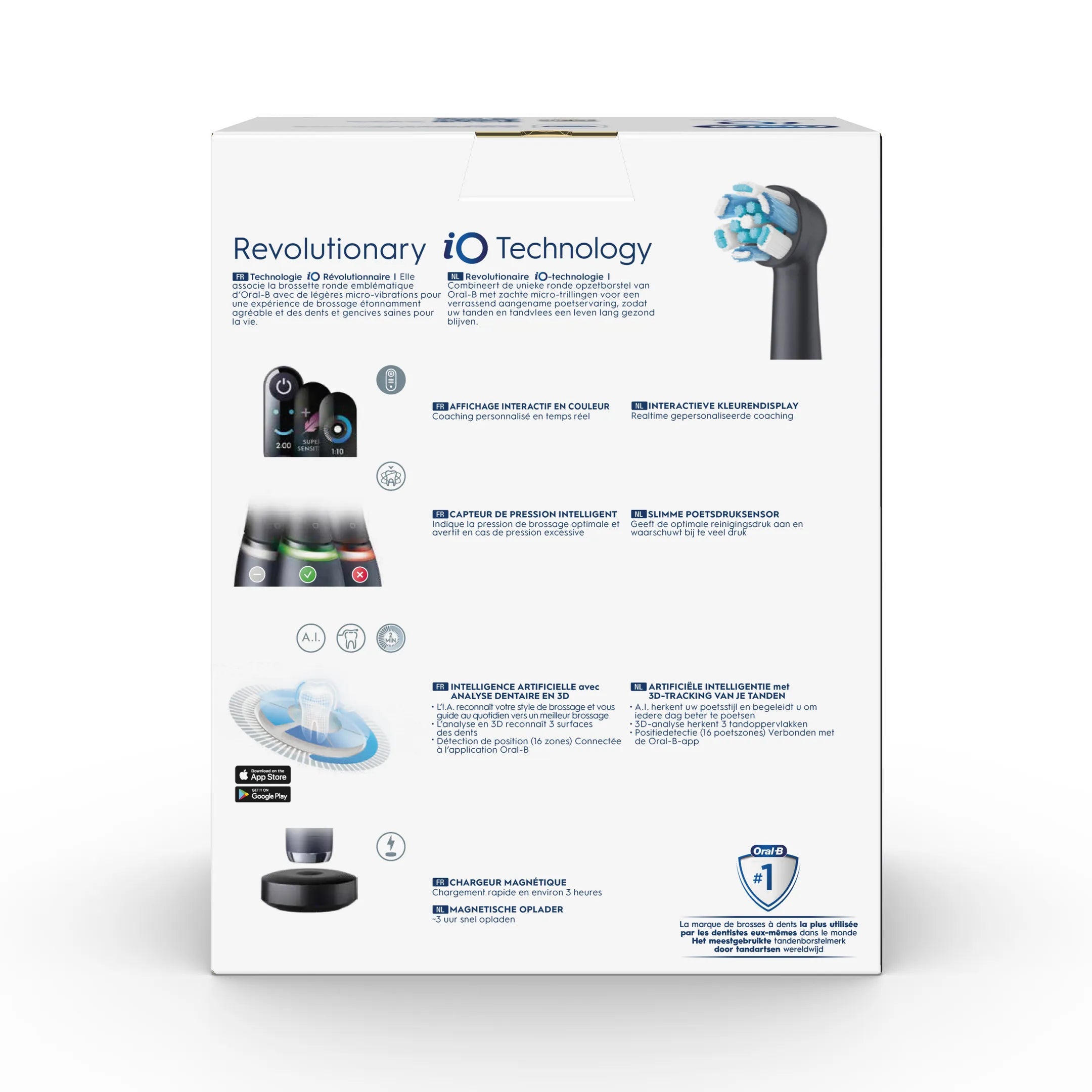 Oral-B Elektrische tandenborstel iO9S zwart onyx (+1refills) + Soft Pouch