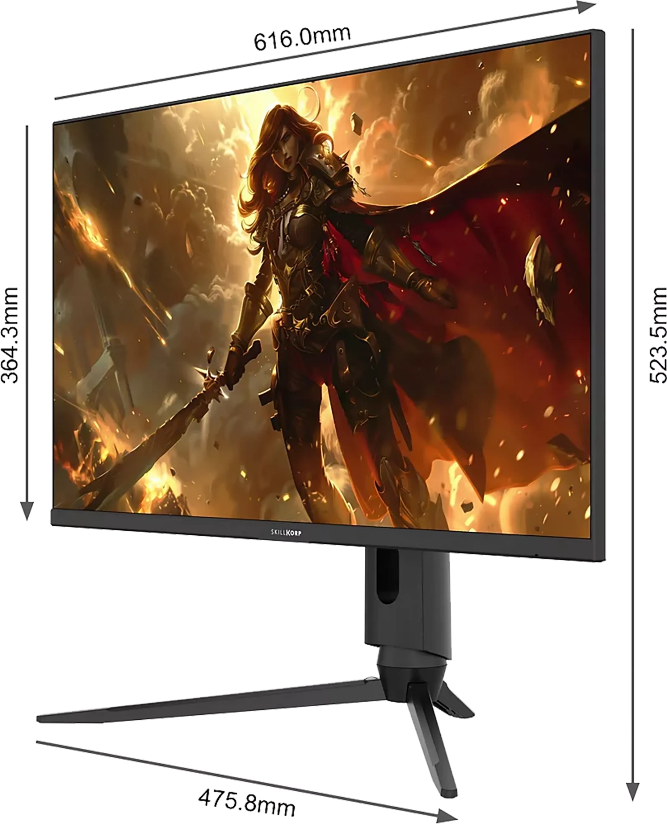 Skillkorp 27" Gaming monitor M27 Fast IPS
