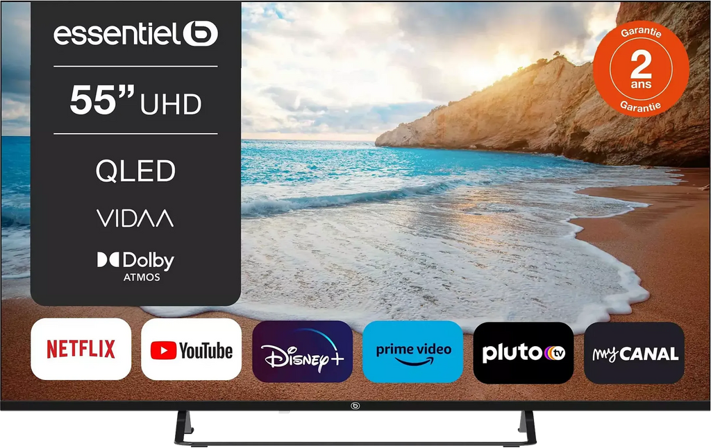 Essentiel-B QLED TV 4K 55QLED308 - 55 inch