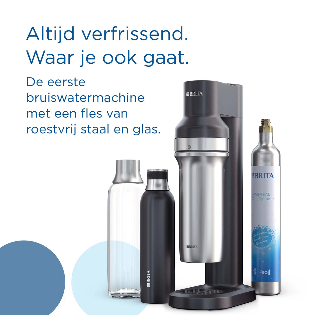 Brita SodaTRIO Bruiswatertoestel - Zwart