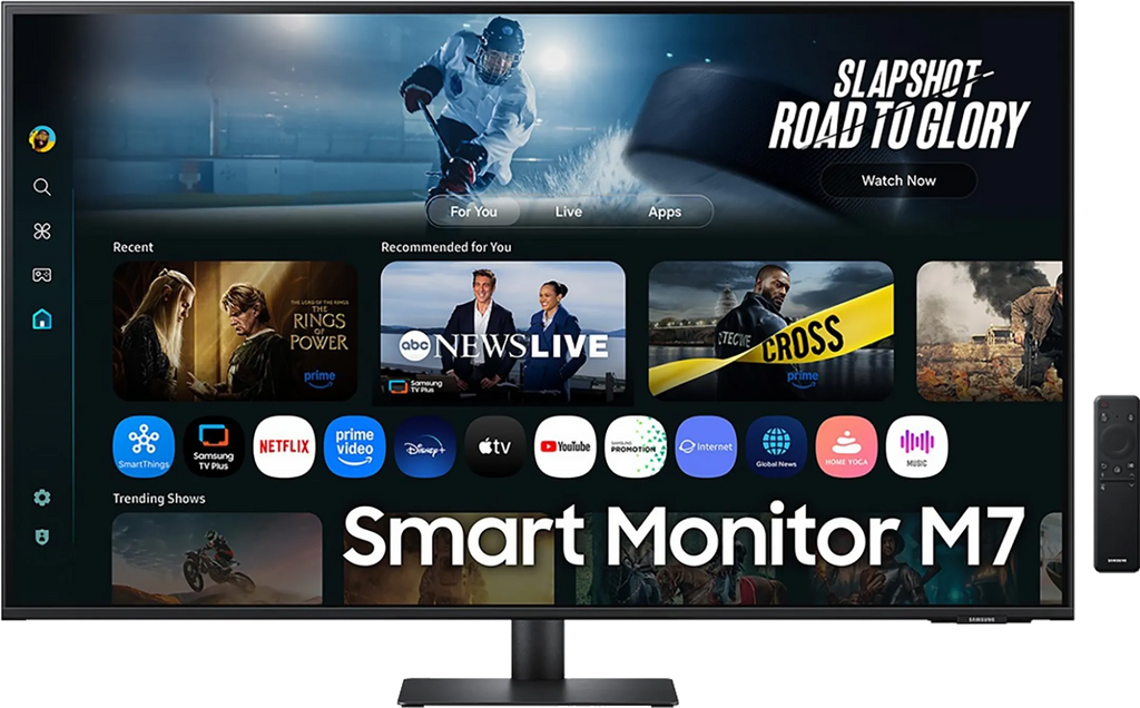 Samsung 43" Smart Monitor M7 M70F Zwart 4K Samsung Vision AI LS43FM702UUXEN