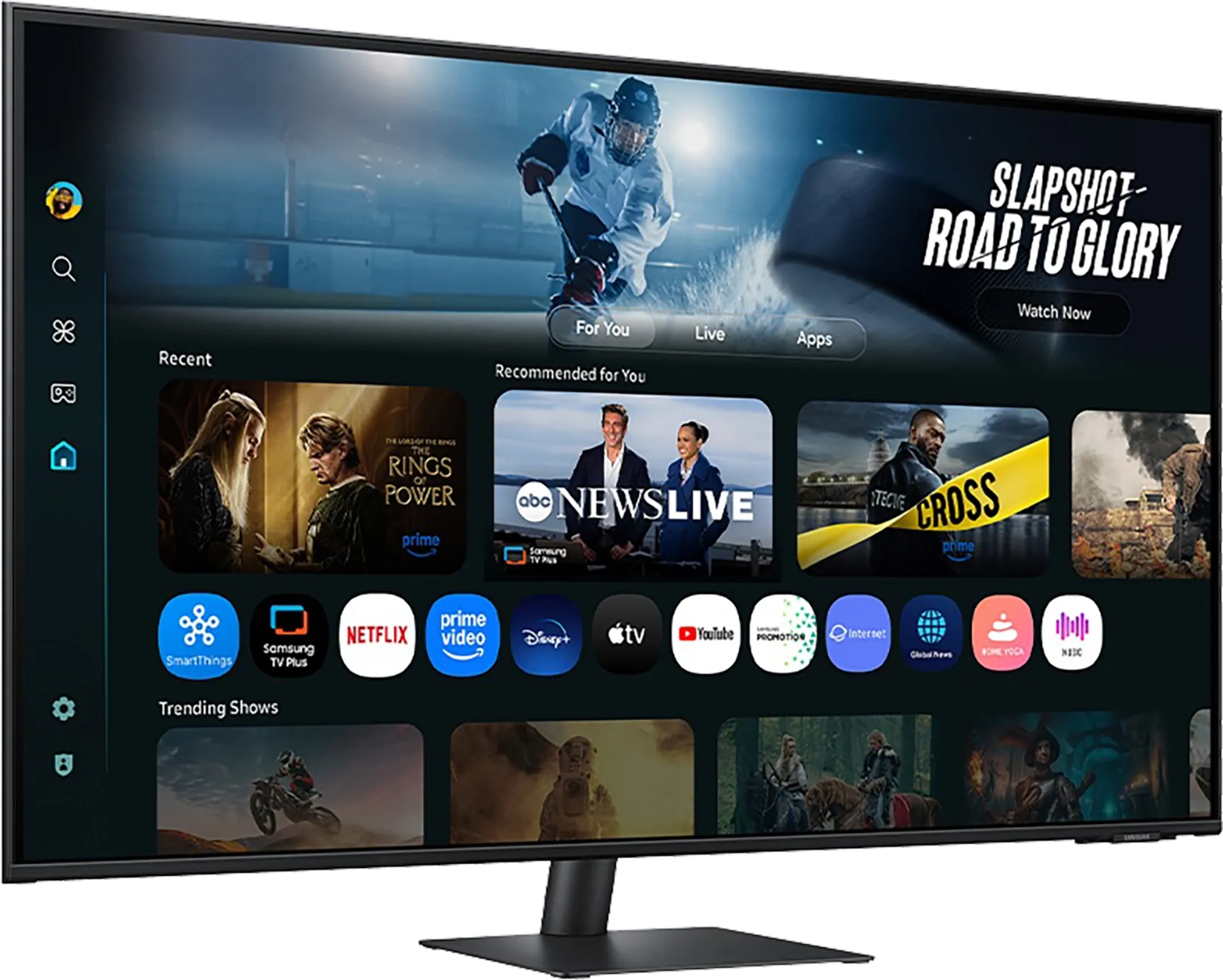 Samsung 43" Smart Monitor M7 M70F Zwart 4K Samsung Vision AI LS43FM702UUXEN