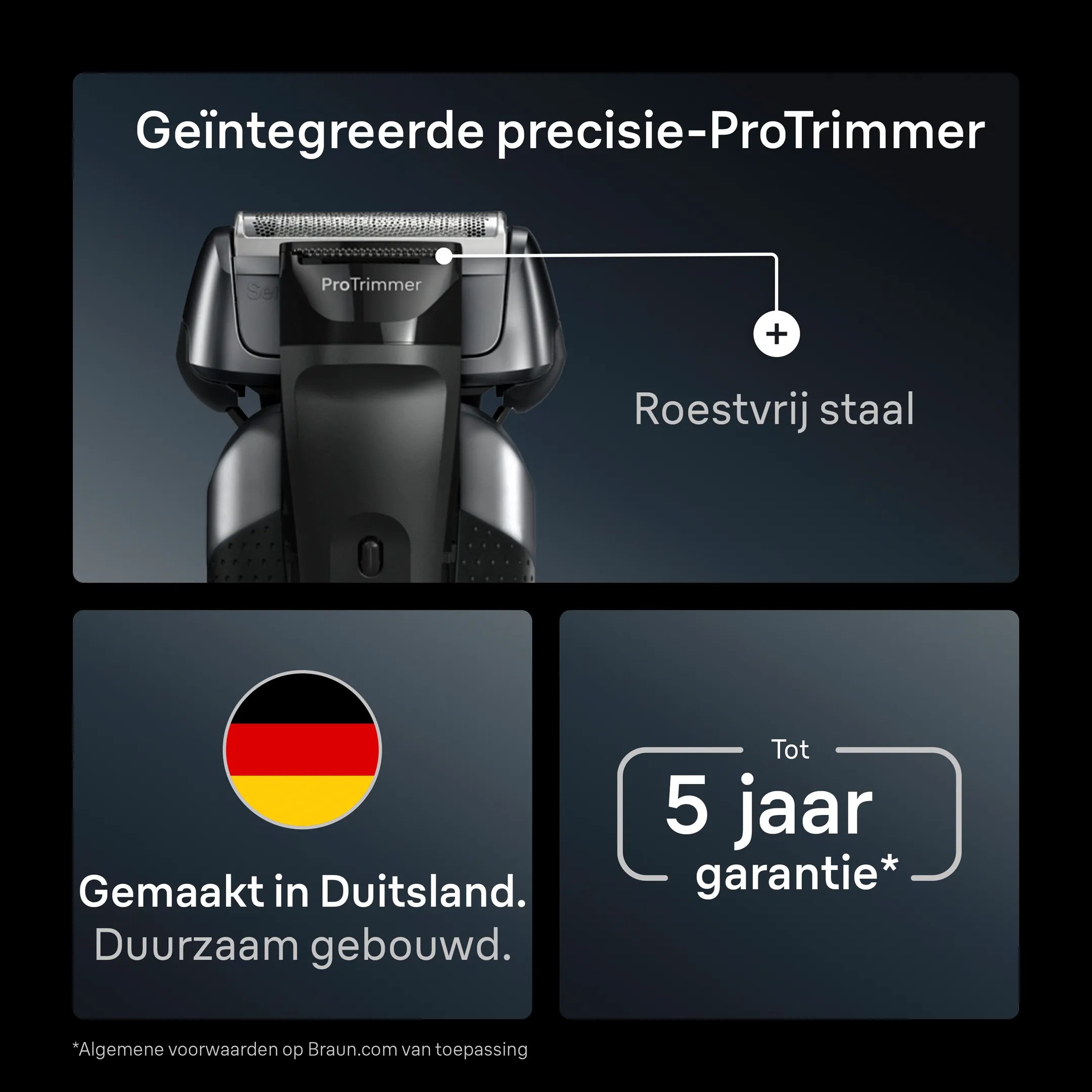 Braun Elektrisch scheerapparaat Series 8 8617s
