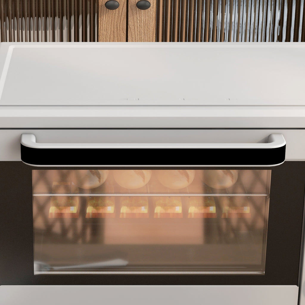 HOMCOM Minioven, 21L, 3 Kookmodi, 100°C-230°C, Rost & Plaat, Roestvrijstaal/Glas, Zilver