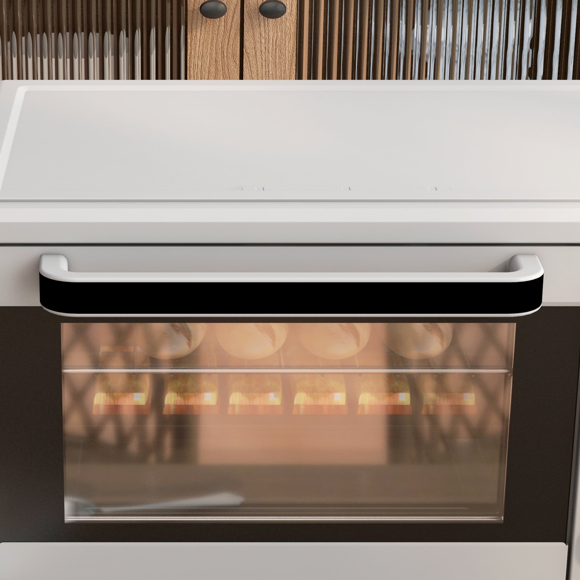 HOMCOM Minioven, 21L, 3 Kookmodi, 100°C-230°C, Rost & Plaat, Roestvrijstaal/Glas, Zilver