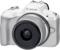 Canon EOS R50-systeemcamera - Wit + RF-S 18-45 mm f/4.5-6.3 IS STM-lens