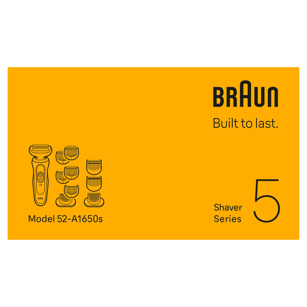 Braun Elektrisch scheerapparaat Series 5 52-A1650s