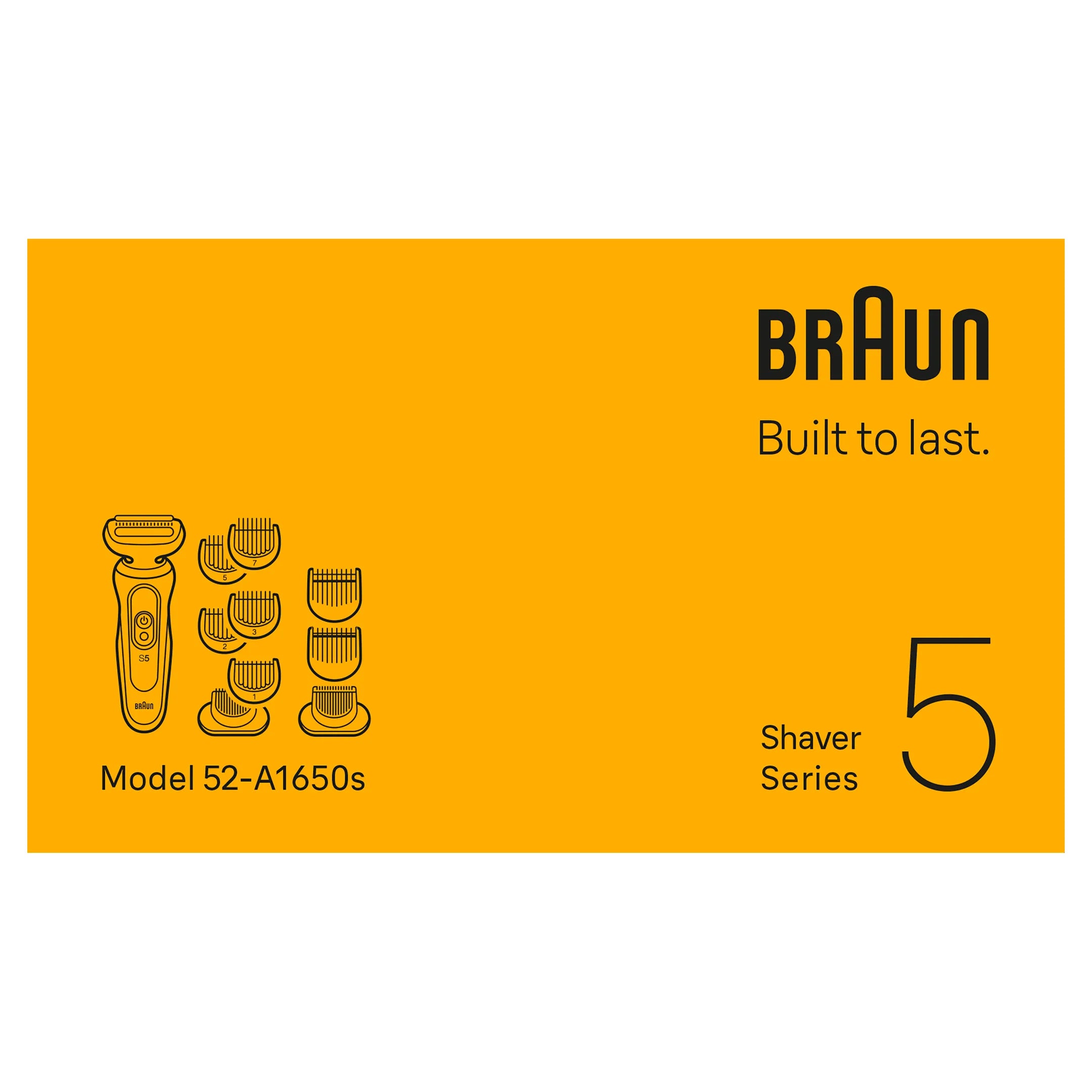 Braun Elektrisch scheerapparaat Series 5 52-A1650s