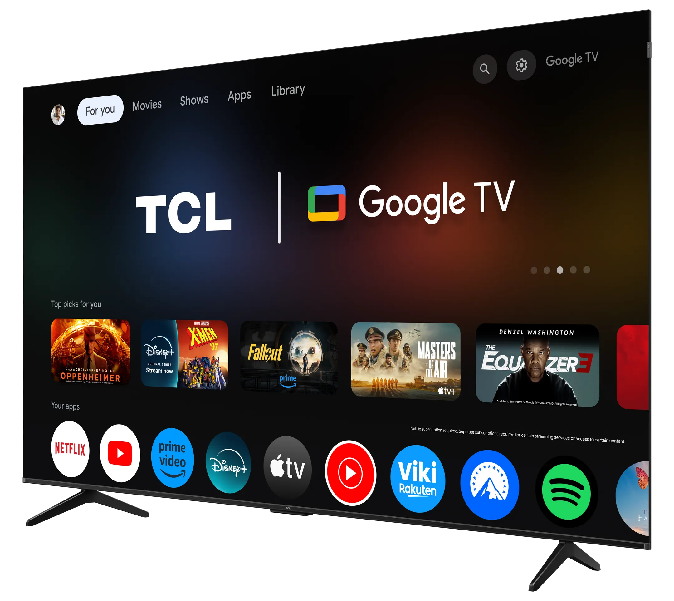 TCL QLED 4K TV 50P79K (2025) - 50 inch
