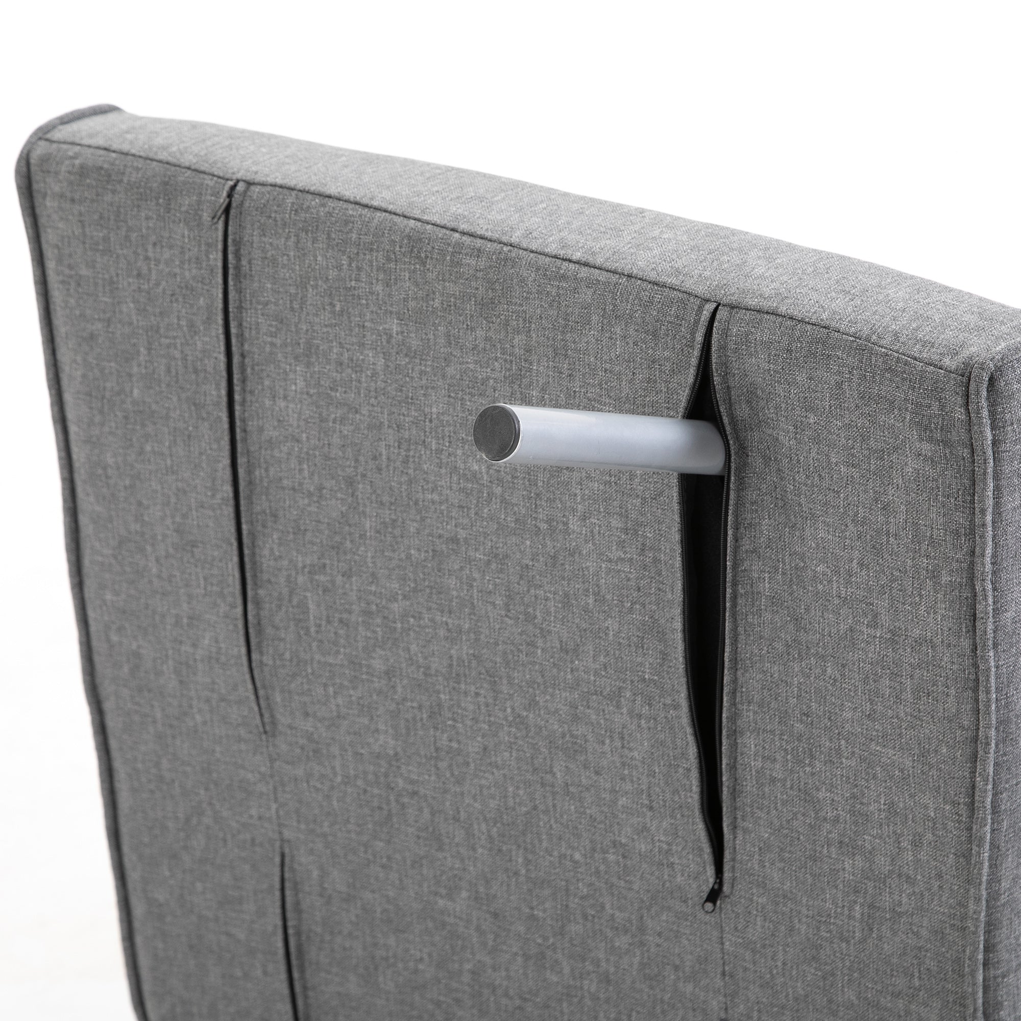 HOMCOM slaapbank met armleuningen slaapfauteuil logeerbed opklapbed chaise longue