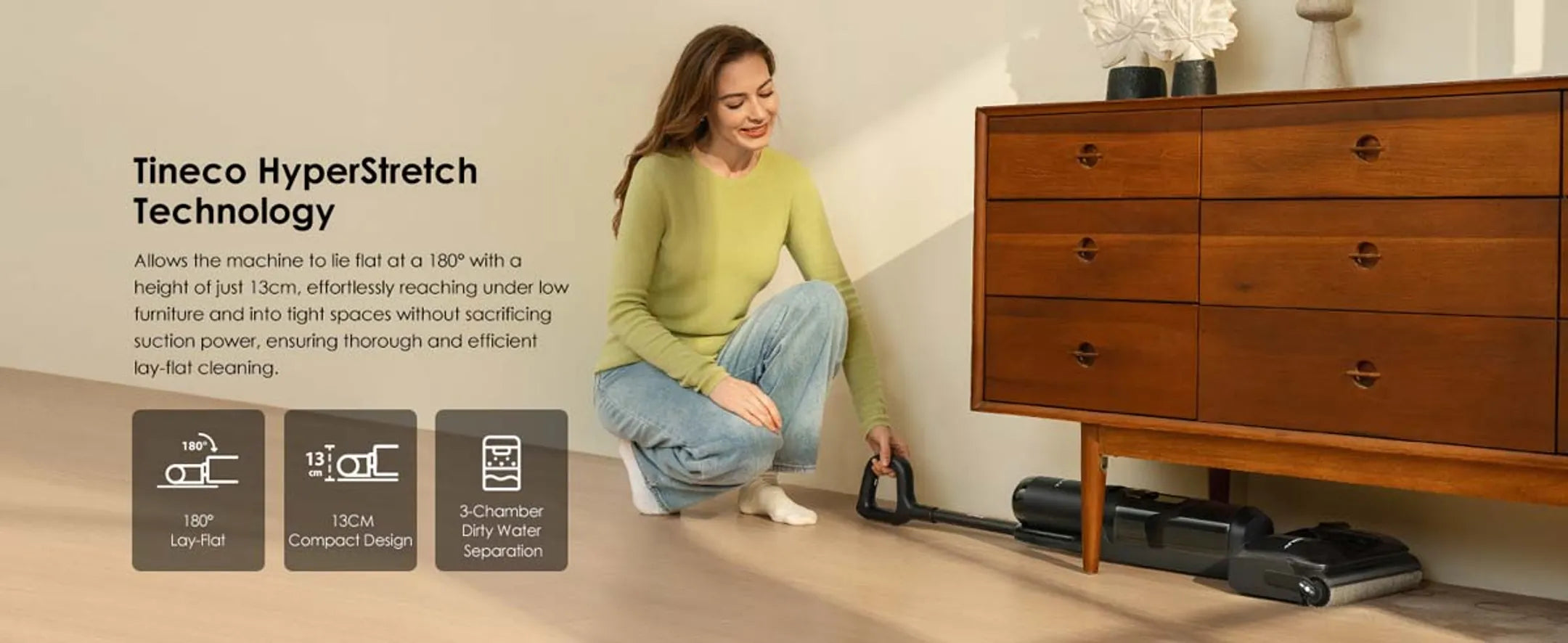 TINECO Vloerreiniger Floor One S7 Stretch