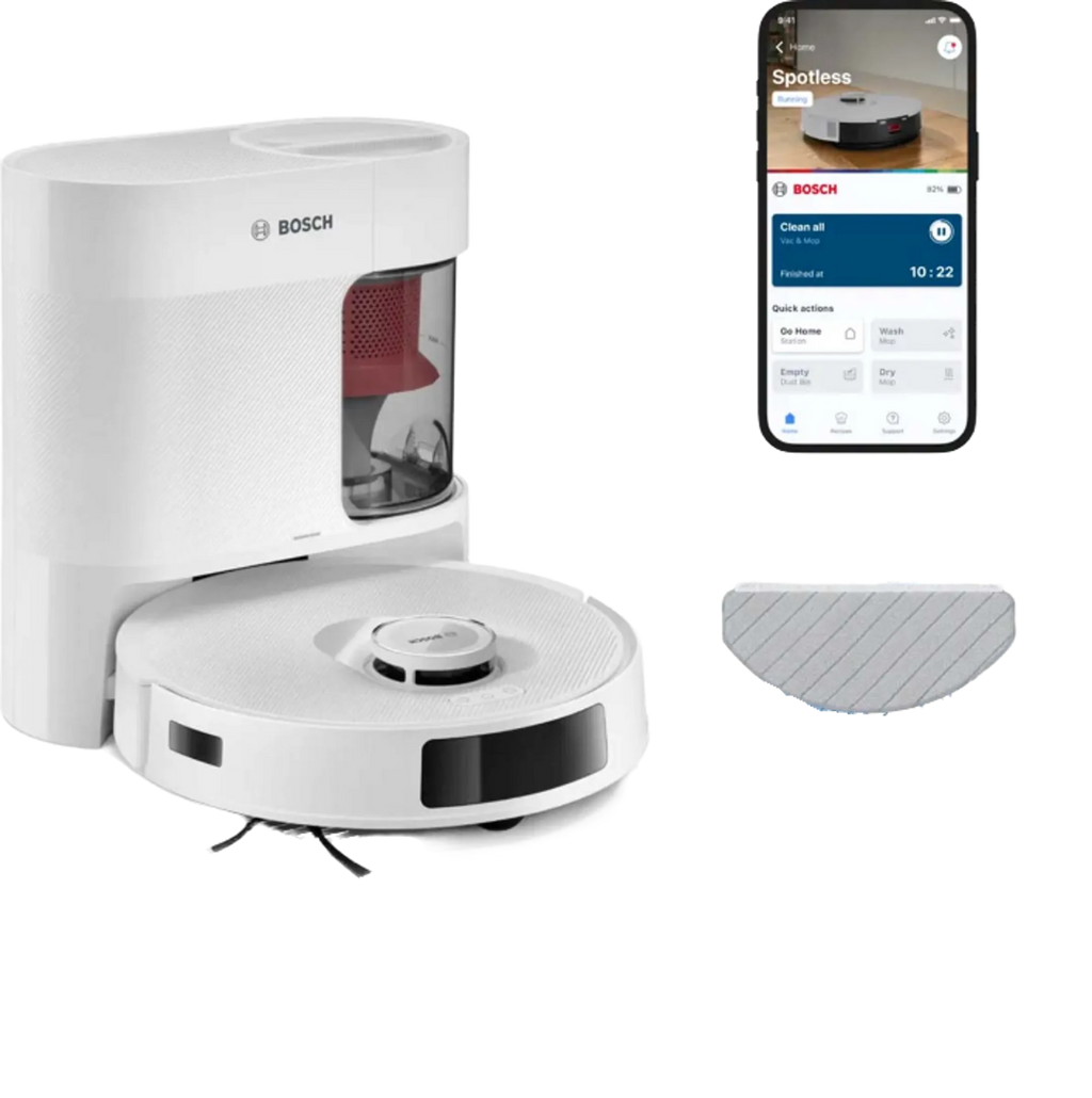 Bosch Robotstofzuiger 2in1 Spotless Advanced + BCRD2W