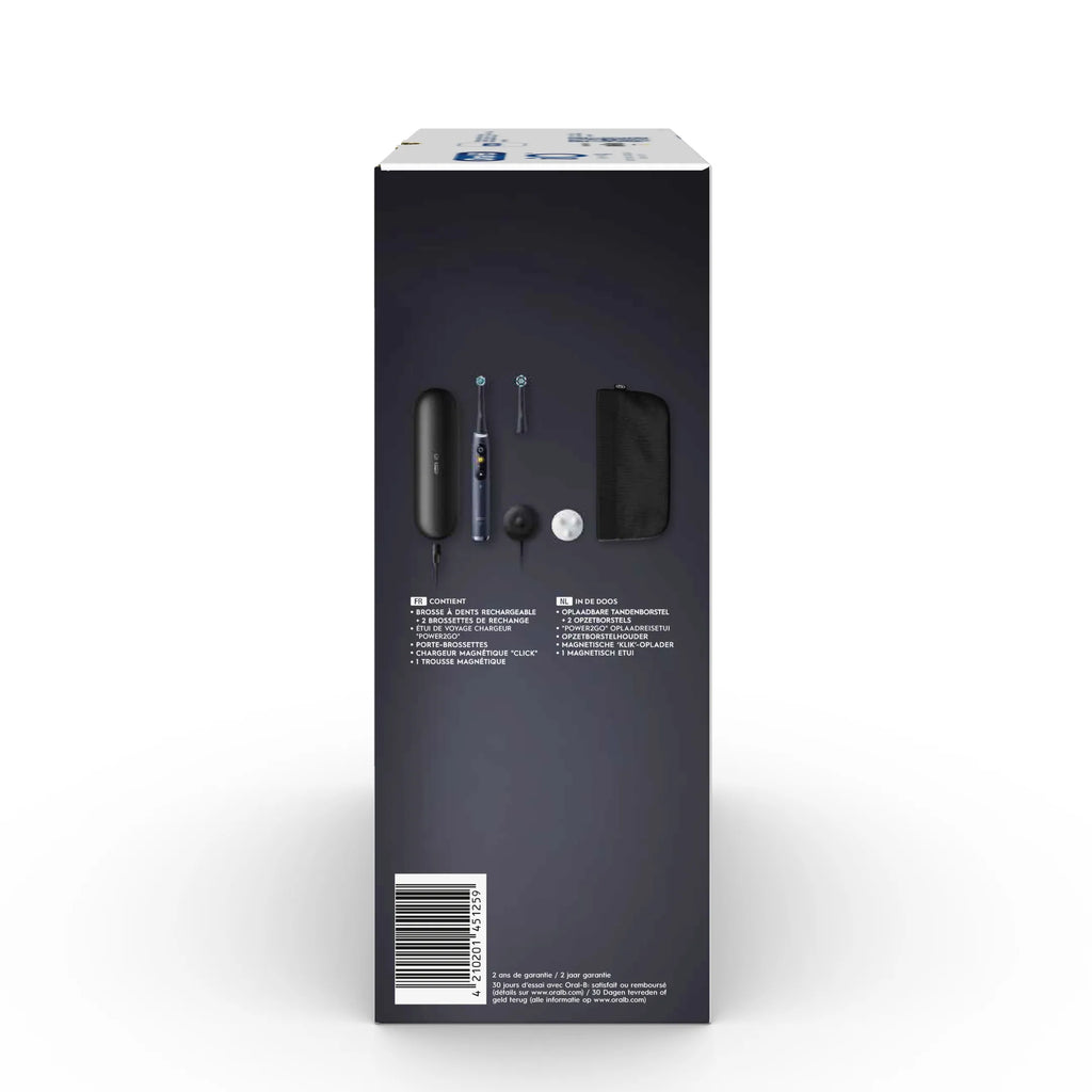 Oral-B Elektrische tandenborstel iO9S zwart onyx (+1refills) + Soft Pouch