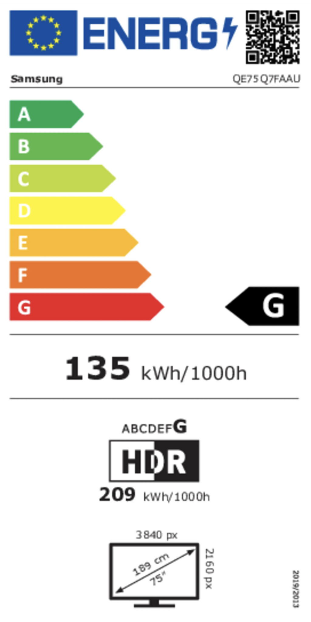 Samsung QLED TV 4K QE75Q7F2 (2025) - 75 inch