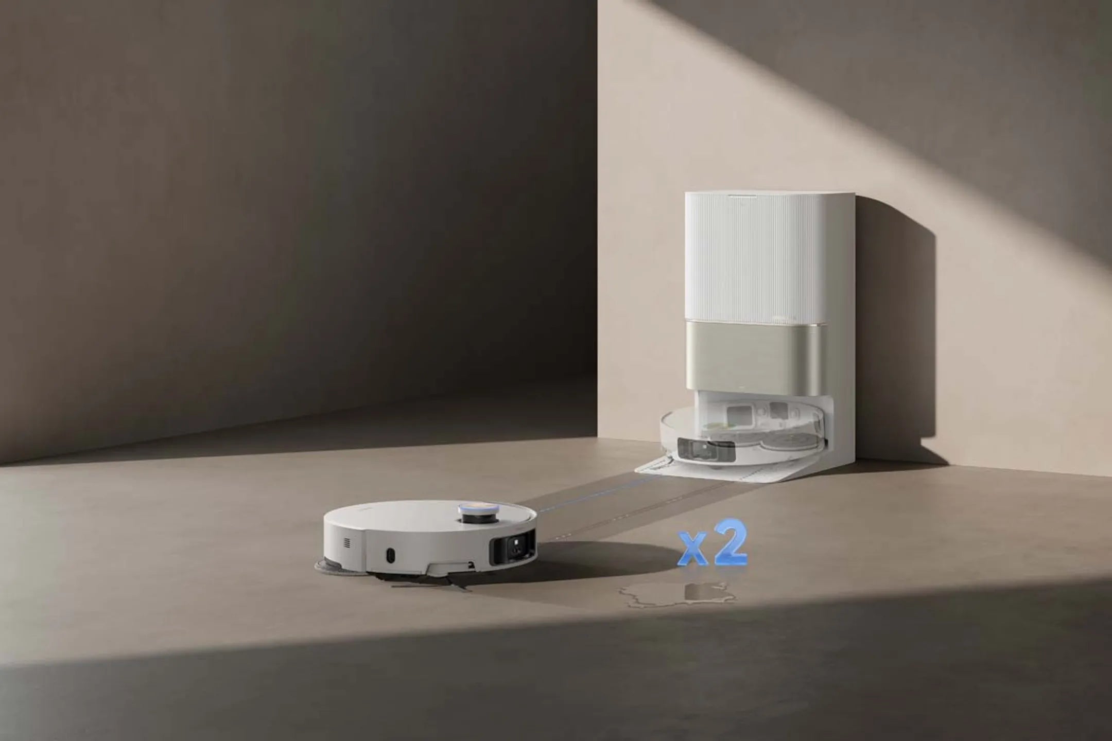 Dreame Robotstofzuiger 2in1 X50 Ultra Complete White