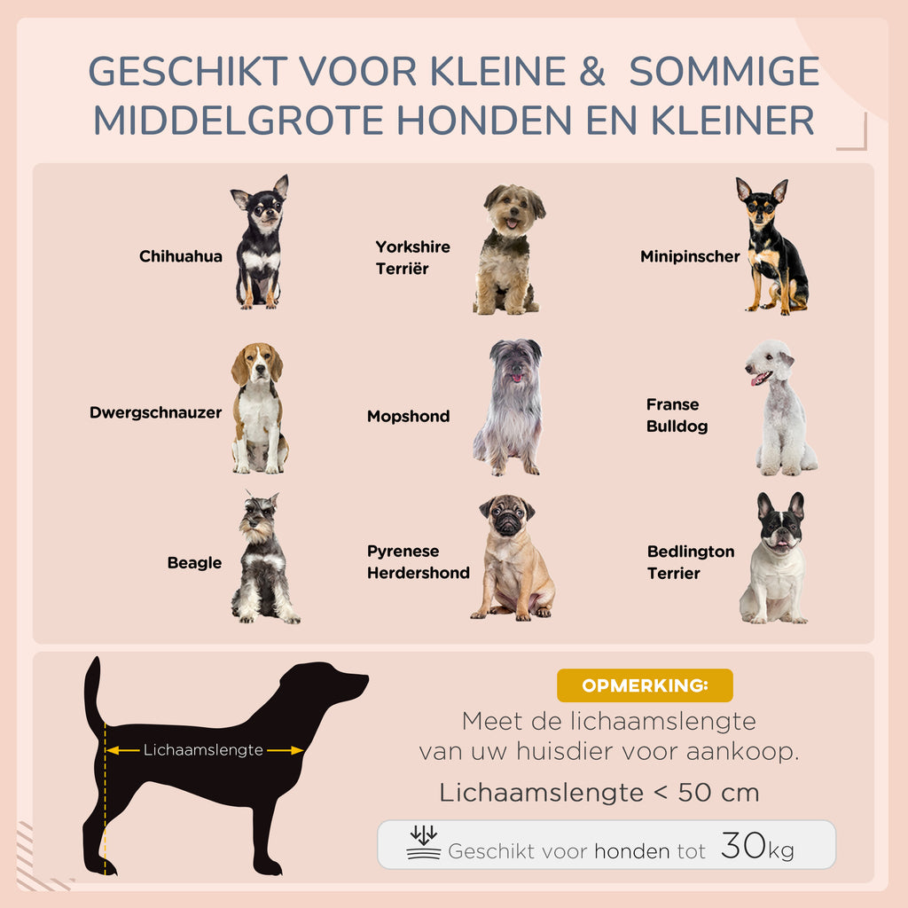 Pawhut Rotan hondenhok hondenbed met kussen in de vorm van een huis hondenhok voor buiten stalen frame PP