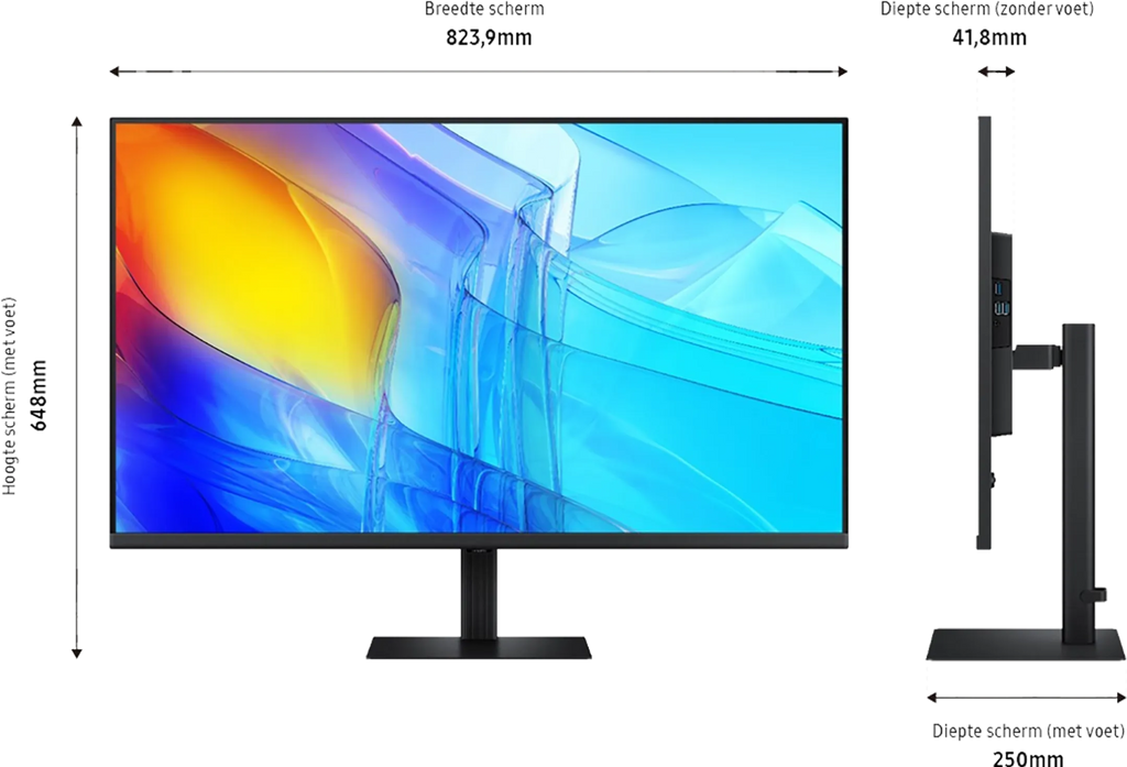 Samsung 37" ViewFinity S8 S80D LS37D802EAUXEN