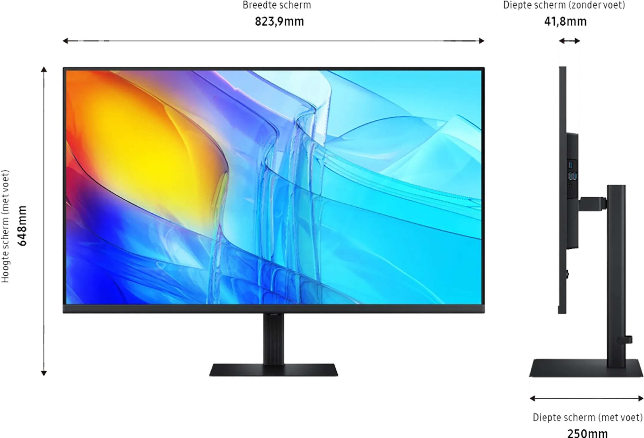 Samsung 37" ViewFinity S8 S80D LS37D802EAUXEN