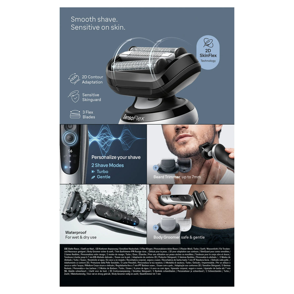Braun Elektrisch scheerapparaat Series 6 62-S7650cc