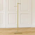 Fritstende knagerkke, guld, metal, egnet til sovevrelse, 45x45x170cm