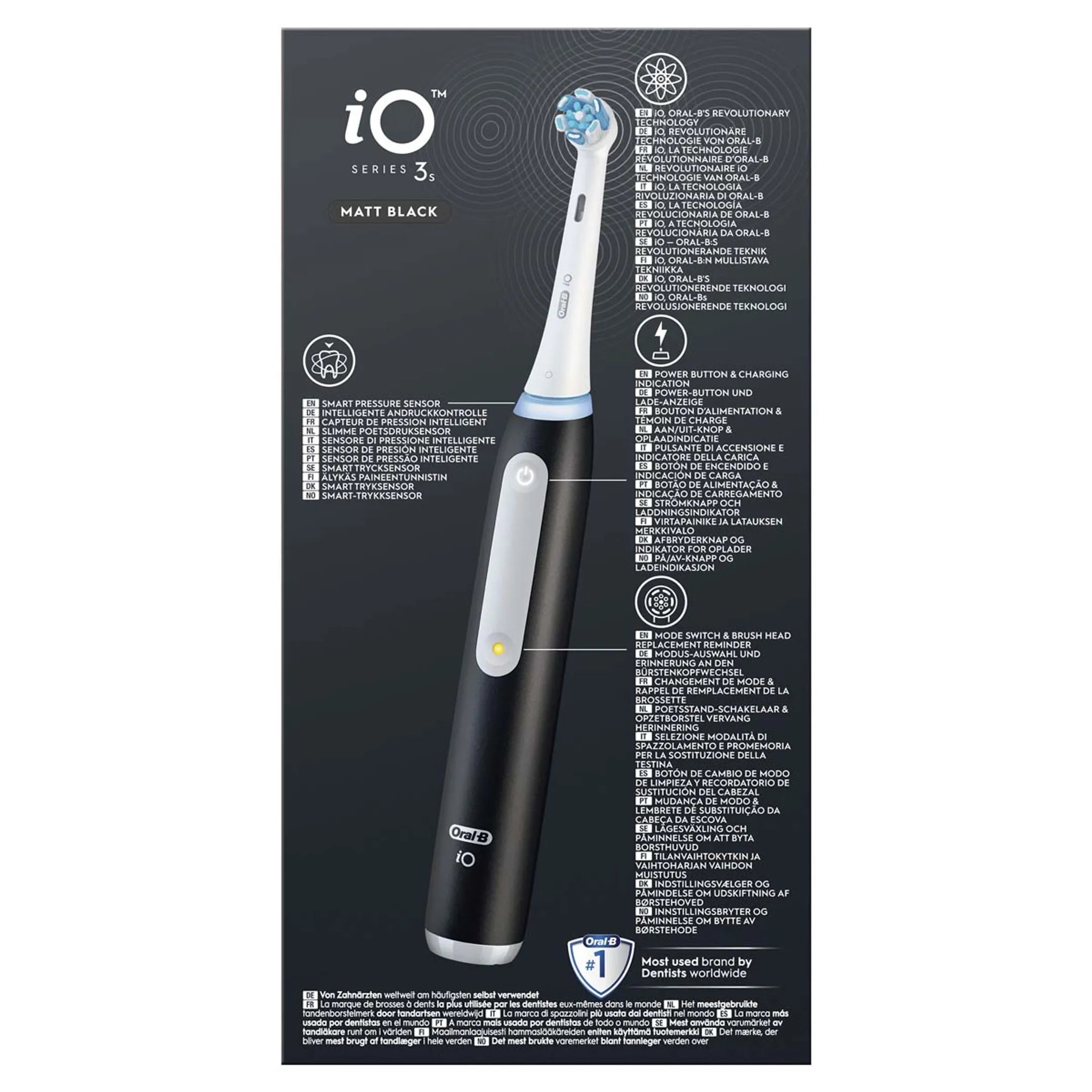 Oral-B Elektrische tandenborstel iO3s Black Mat