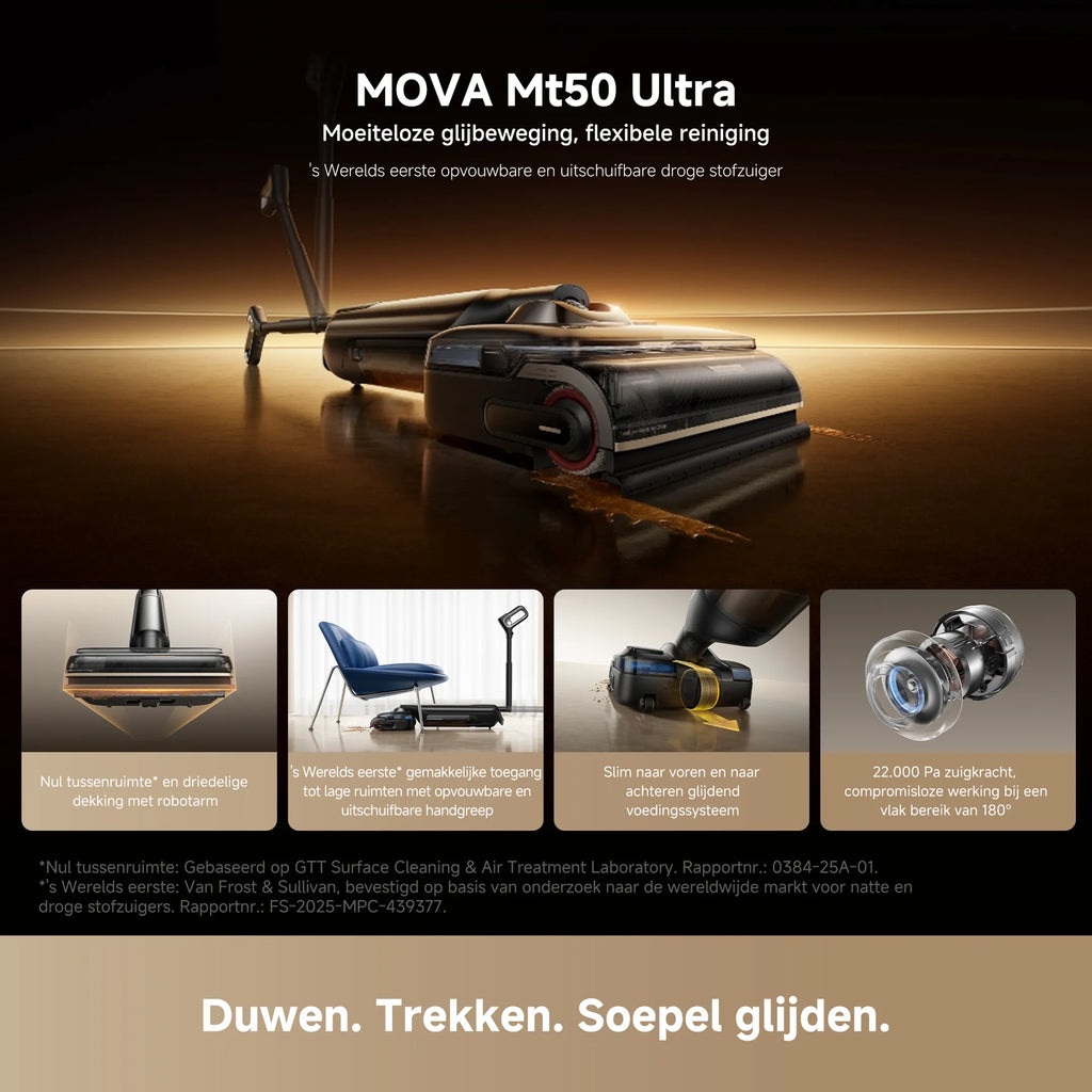 MOVA Vloerreiniger M50 Ultra Black