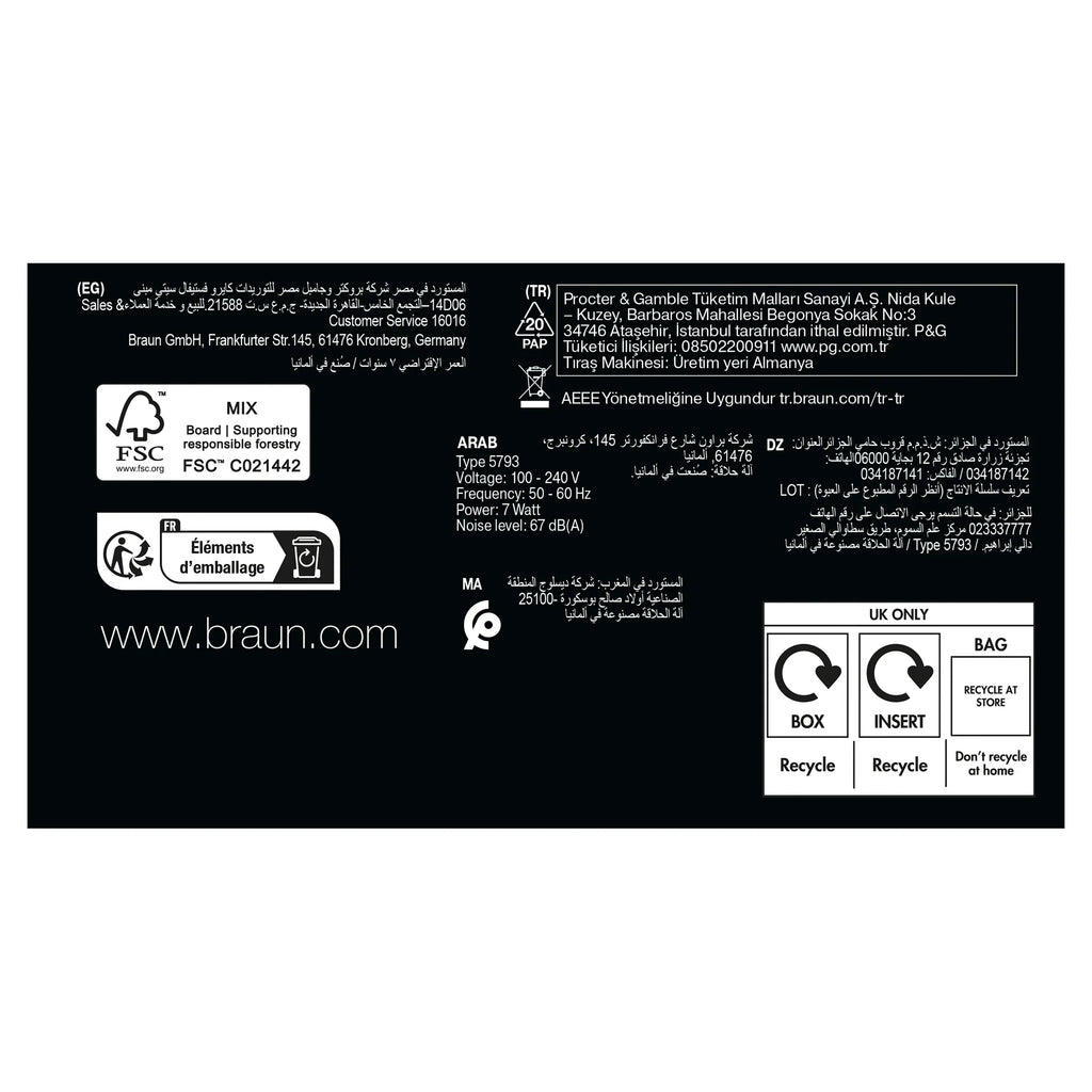 Braun Elektrisch scheerapparaat Series 9 9615s