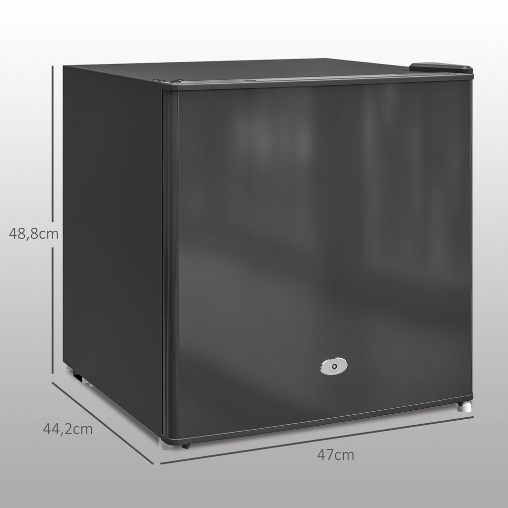 HOMCOM Mini-Vriezer 35 L Vriesbox Elektrisch Vrijstaand 45 W Mini Vriezer 47 x 44,2 x 48,8 cm Zwart